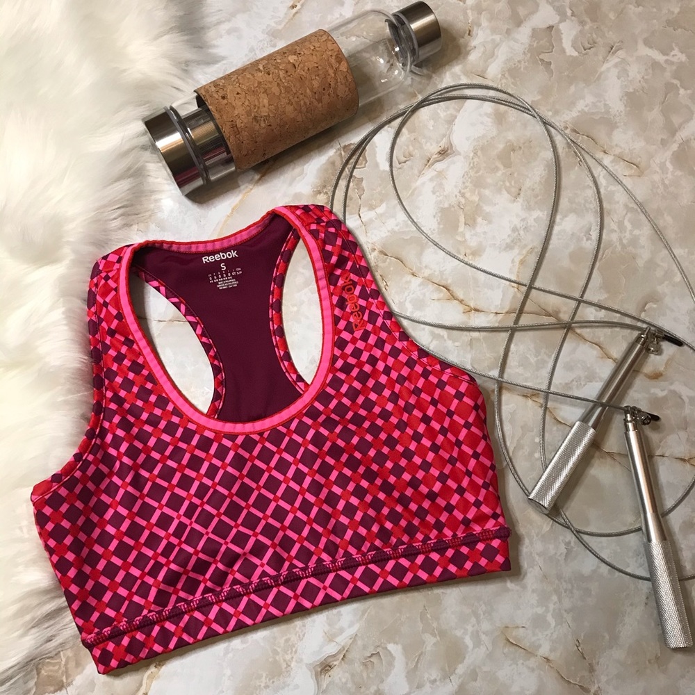 REEBOK | PlayDry Racerback Sports Bra Size Small
